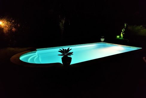 beleuchteter Pool Casa Puerta del Sol