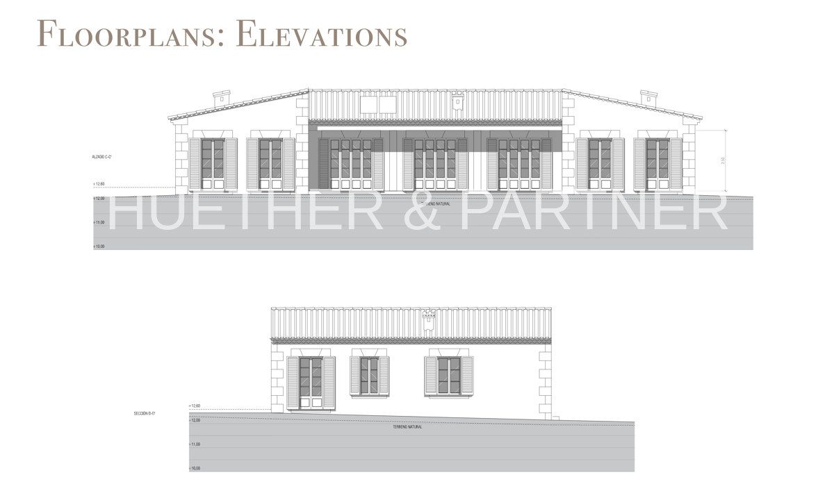 Floor plan elevaciones