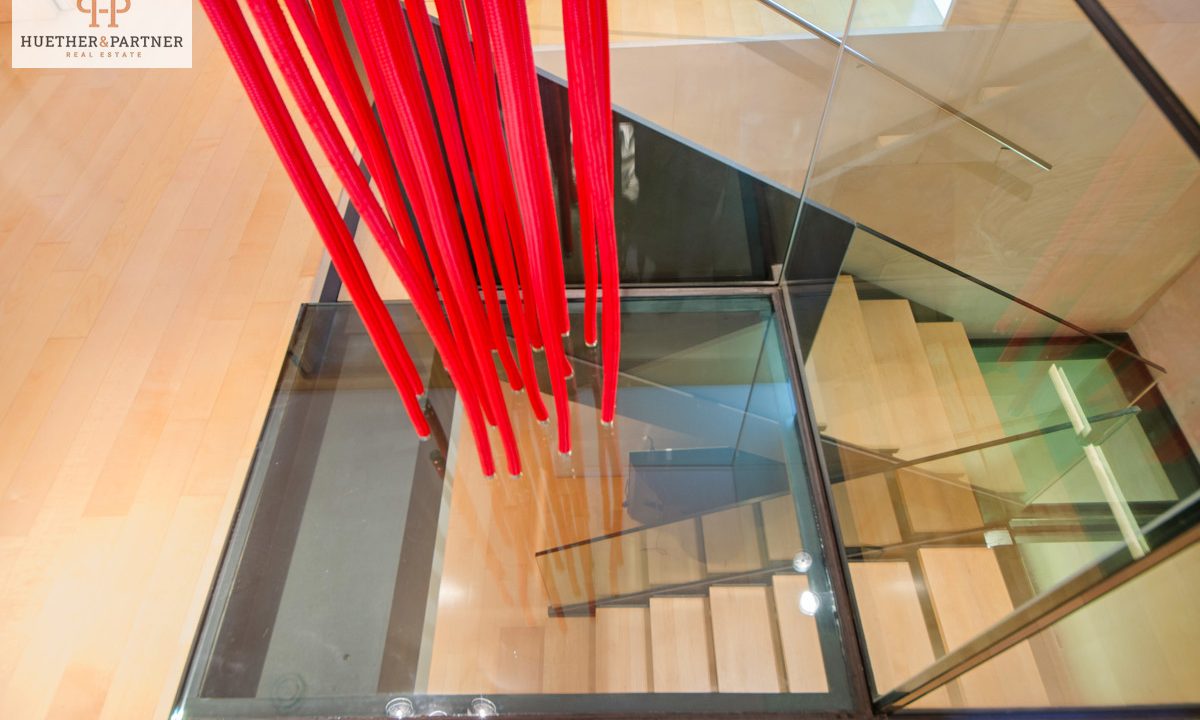 Glasdetail Treppe