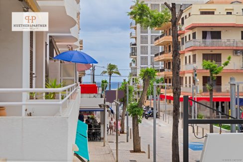 Meerblick vom Balkon