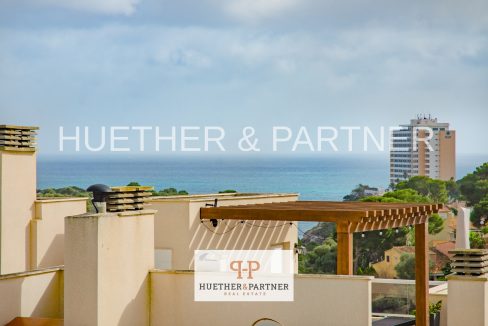 Meerblick von Dachterrasse